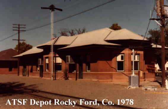 Depot at Rocky Ford, Colorado 1978