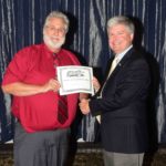 Society President presents President's Award for Technical Excellence to Mike Brusky
