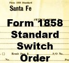 Form 1858 Standard - Switch Order
