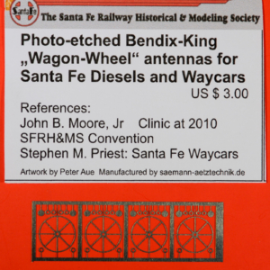 Wagon wheel antenna part