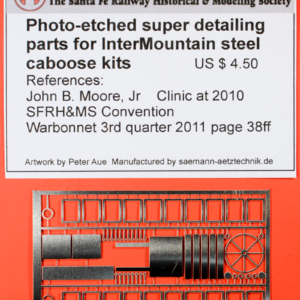 IM steel caboose detail parts