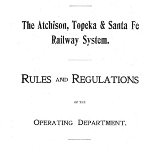 1901 Rules of the Operating Department [WA] - Image 2