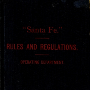 1909 Rules of the Operating Department [WA]