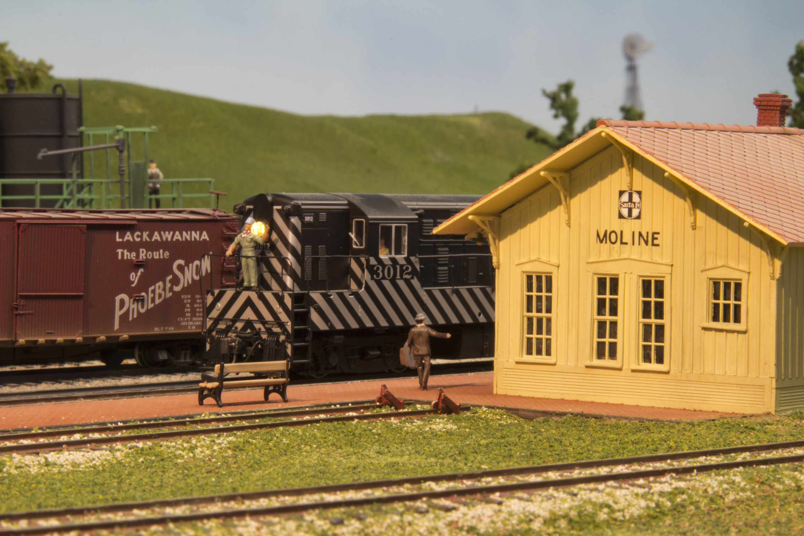 Model of Moline depot