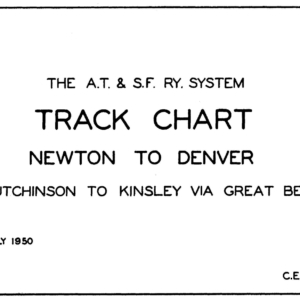 1950 Newton-Denver Track Charts [WA]