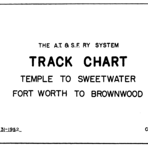 1952 Sweetwater-Temple-Ft.Worth Track Charts [WA]