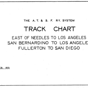 1951 Los Angeles Division Track Charts [WA]