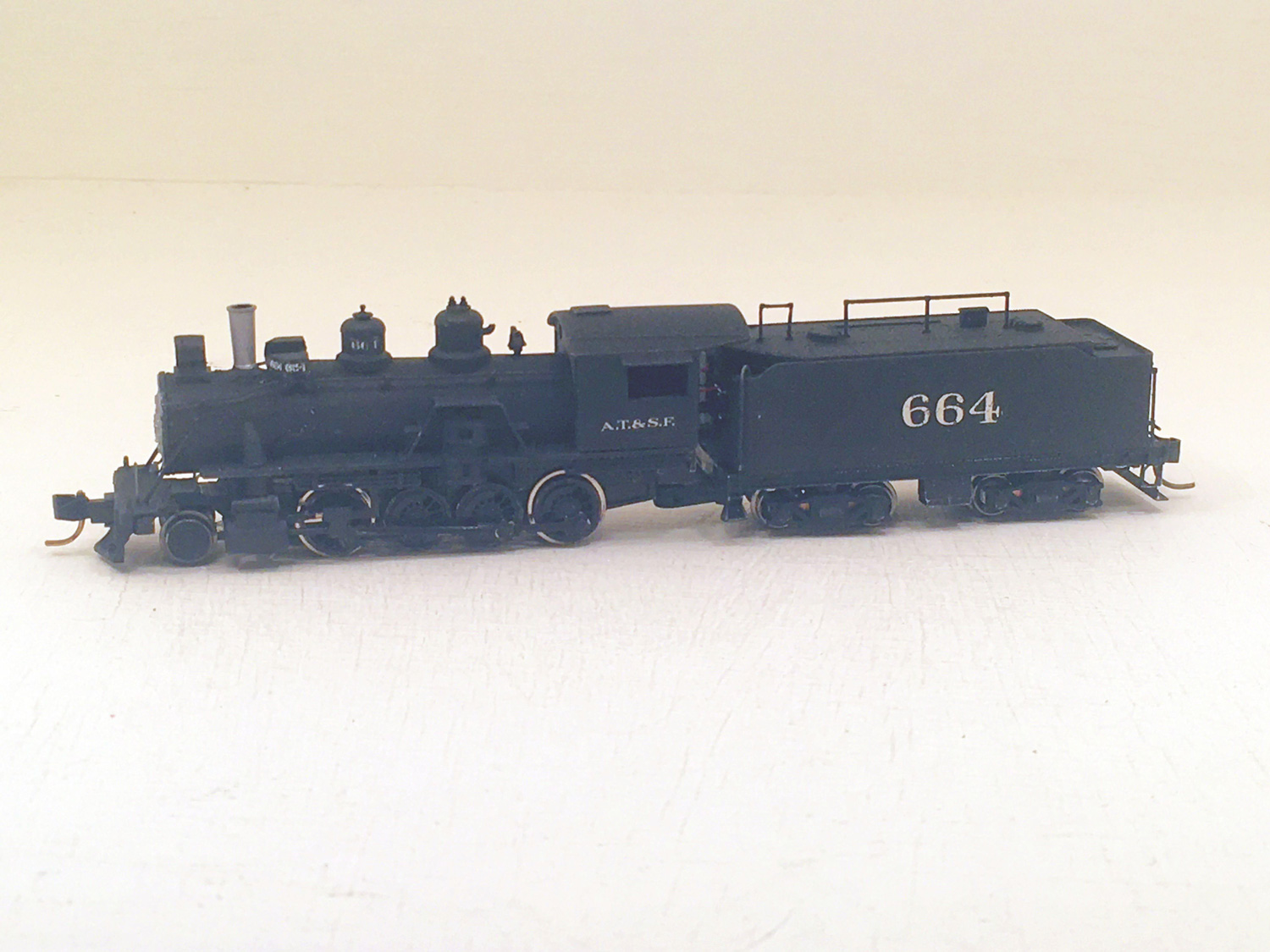 K4 G 1:29 Decals Santa Fe Steam Locomotive White 