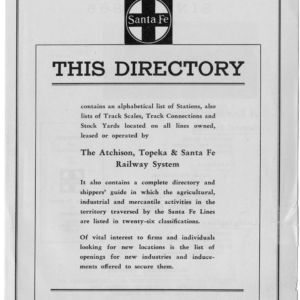 ATSF Official Freight Shippers Guide and Directory circa 1939 (TA) - Image 3