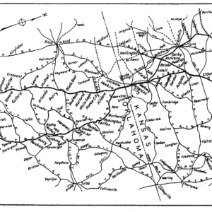 1951 Emporia-Newton Newton-Purcell Ellinor-Wellington Augusta-Winfield Newkirk-S Shawnee Track Chart [WA] - Image 2