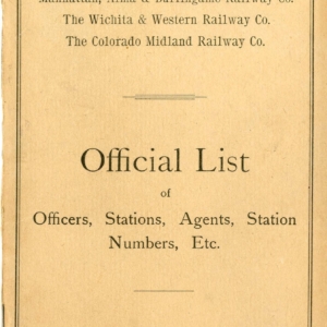 1893 Form 598 #10 - [List of] A.T. & S.F. R.R. Officers, Agents, Stations, etc., July 1, 1893 (TA)