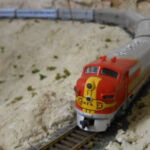 Super Chief near Doras, CA (model)
